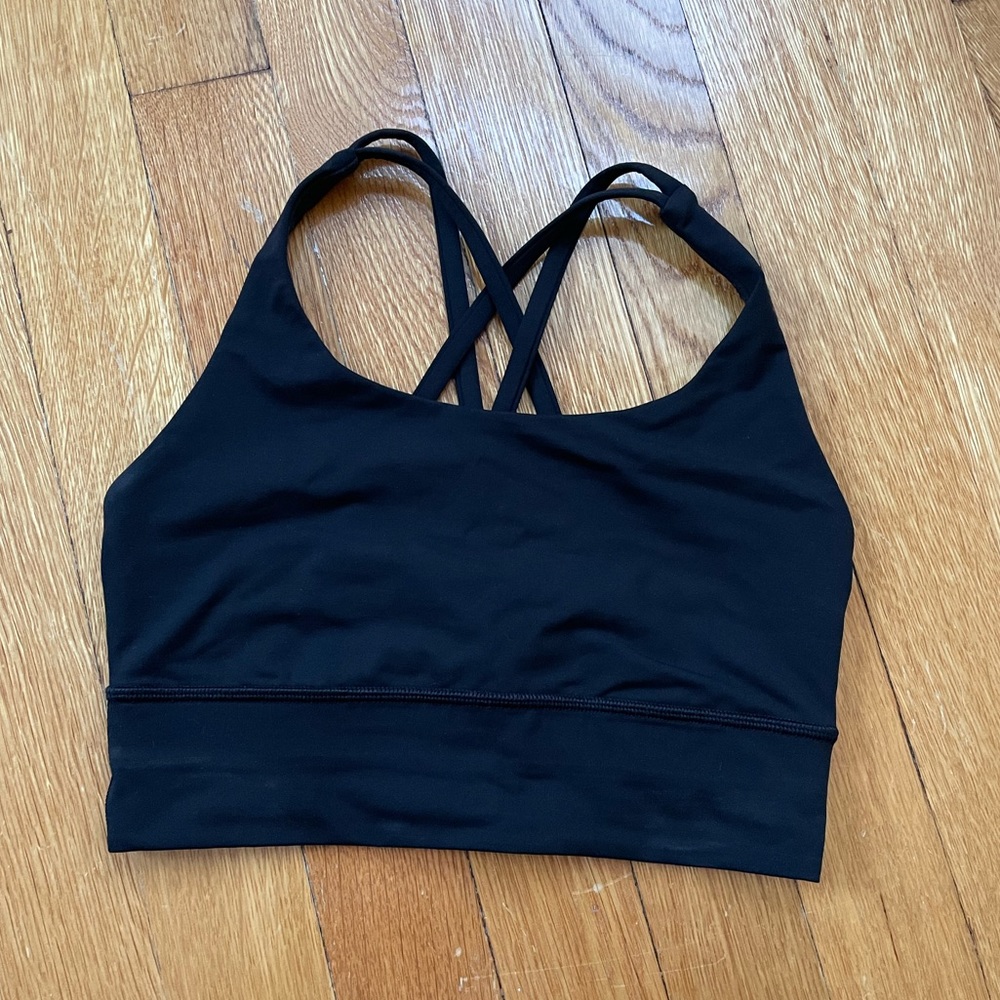 Lululemon black sports bra